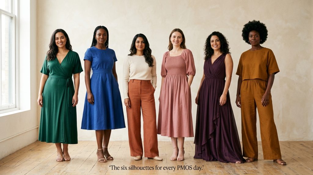 Six Silhouettes for Every PMOS Day