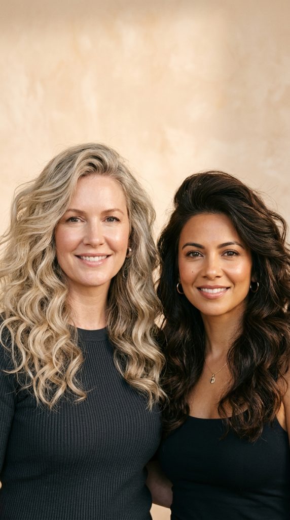 Loose waves hair style