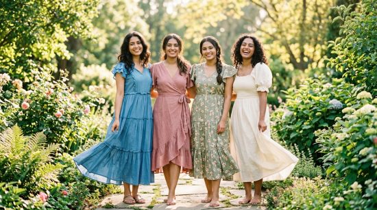 Summer Cotton Dresses for Ladies